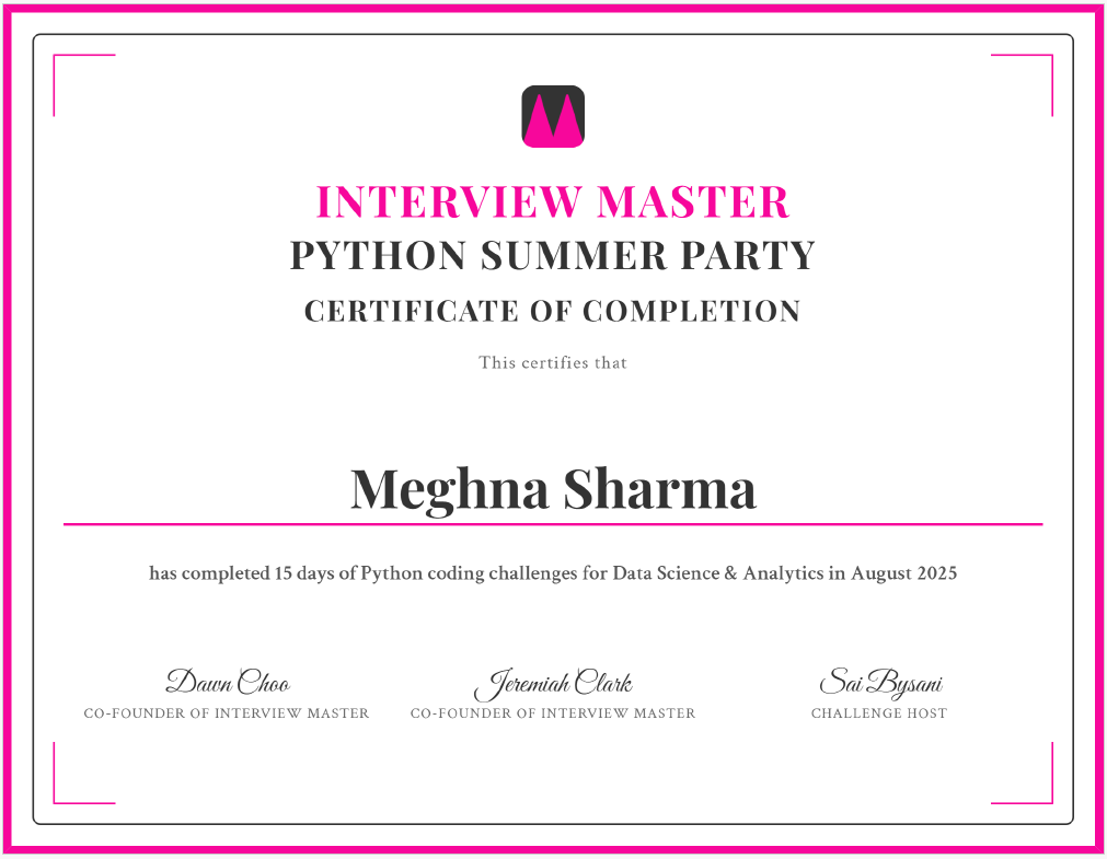 Coursera Certificate