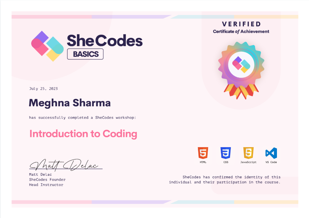 Coursera Certificate